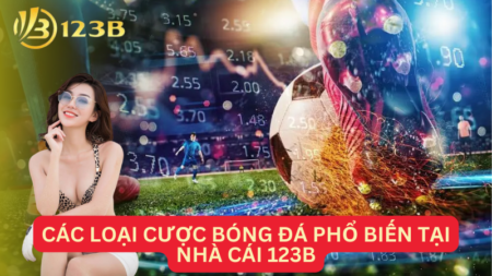 các loại cược bóng đá phổ biến tại nhà cái 123B